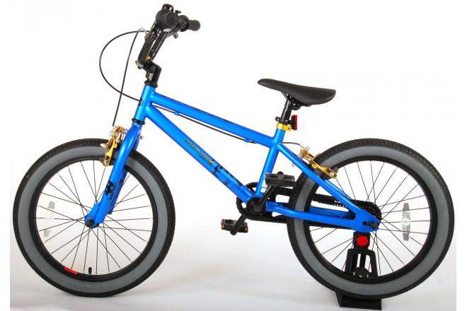 Volare Cool Rider Børnecykel - Drenge - 18 tommer - blå - to håndbremser - 95% samlet - Prime Collection