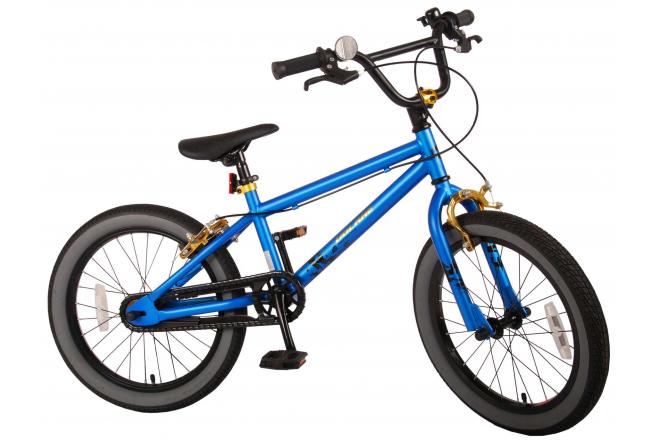 Volare Cool Rider Børnecykel - Drenge - 18 tommer - blå - to håndbremser - 95% samlet - Prime Collection
