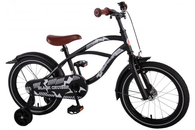 Volare Black Cruiser Børnecykel - Drenge - 16 tommer - Sort