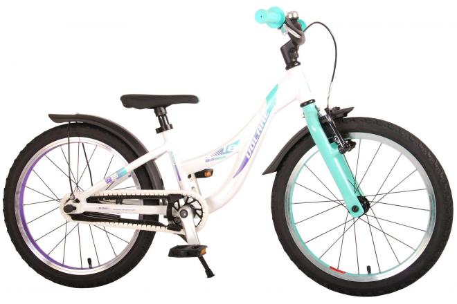 Volare Glamour Børnecykel - Piger - 18 tommer - perle mintgrøn - Prime Collection