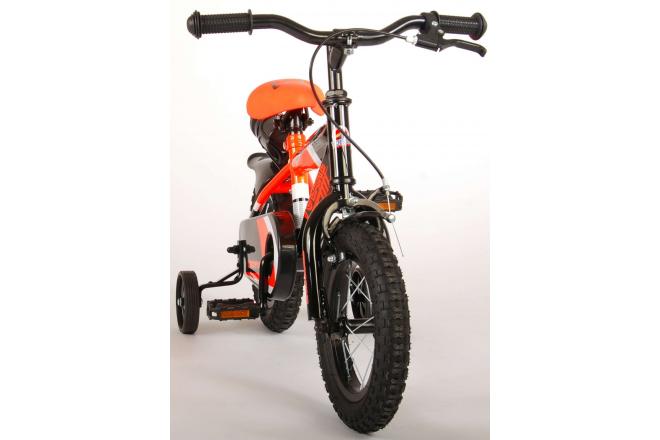 Volare Sportivo Børnecykel - Drenge - 12 tommer - Neon Orange Sort - 95% samlet