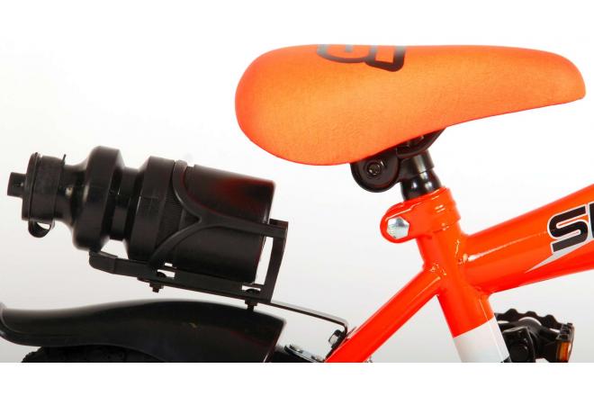 Volare Sportivo Børnecykel - Drenge - 12 tommer - Neon Orange Sort - 95% samlet
