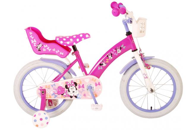 Disney Minnie Bow-Tique Børnecykel - Piger - 16 tommer - Pink