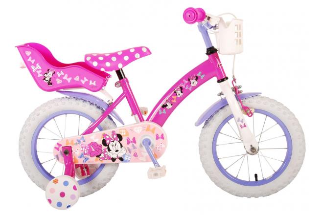 Disney Minnie Cutest Ever! - Kinderfiets - Meisjes - 14 inch - Roze