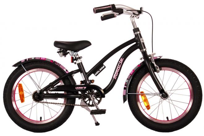 Volare Miracle Cruiser Børnecykel - Piger - 16 tommer - Matt Black - Prime Collection