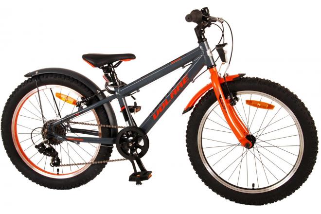Volare Rocky børnecykel - 20 tommer - Grey Orange - 95% færdiglavet - Prime Collection