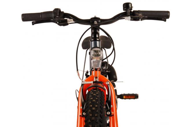 Volare Rocky børnecykel - 20 tommer - Grey Orange - 95% færdiglavet - Prime Collection