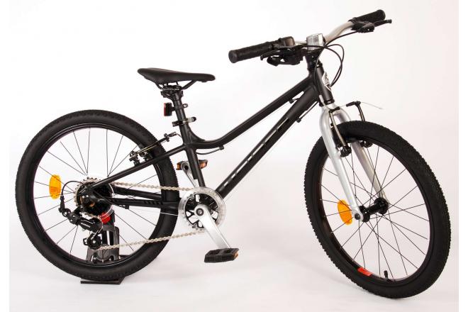 Volare Dynamic børnecykel - drenge - 20 tommer - mat sort - 2 håndbremser - 7 gear - Prime Collection