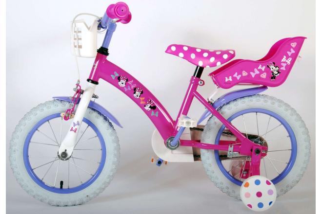 Disney Minnie Børnecykel - Piger - 14 tommer - Pink