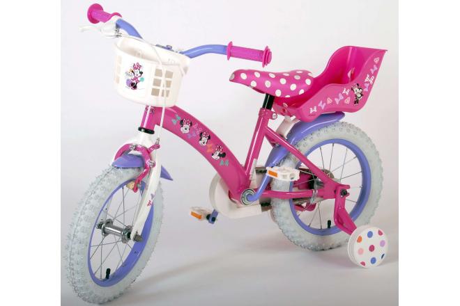 Disney Minnie Børnecykel - Piger - 14 tommer - Pink