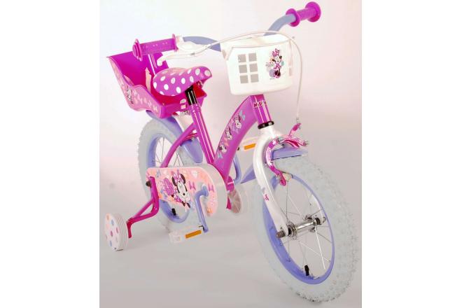Disney Minnie Børnecykel - Piger - 14 tommer - Pink