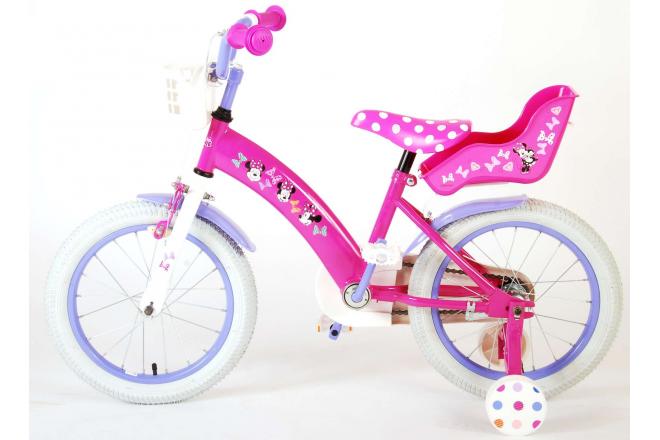 Disney Minnie Cutest Ever Børnecykel - Piger - 16 tommer - Pink [CLONE]