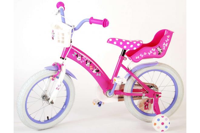 Disney Minnie Cutest Ever Børnecykel - Piger - 16 tommer - Pink [CLONE]