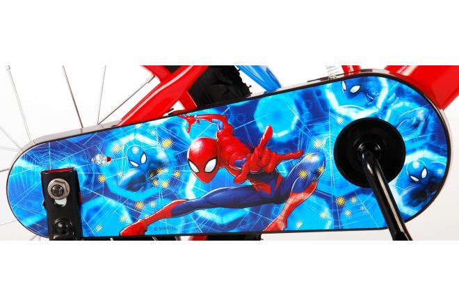 Ultimate Spider-Man Børnecykel - Drenge - 14 tommer - Rød blå