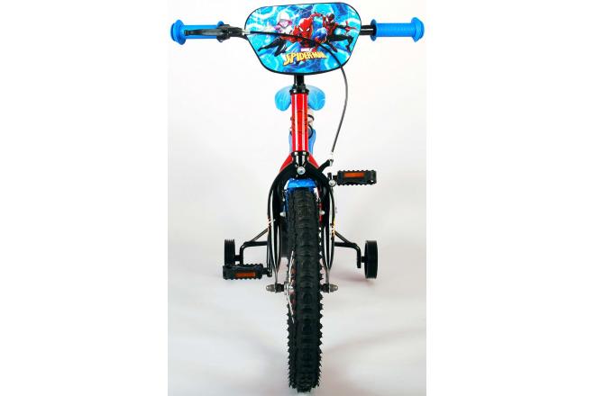 Spider-Man børnecykel - Drenge - 16 tommer - Blå Rød