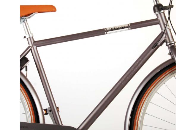 Volare Lifestyle Herre Cykel - Mand - 48 centimeter - Grå - Shimano Nexus 3 gear