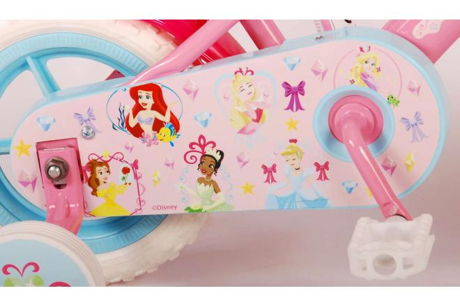 Disney Princess Børnecykel - Piger - 10 tommer - Pink / hvid