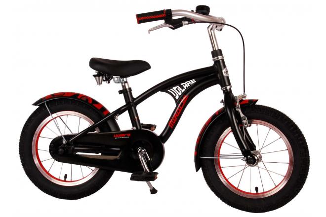 Volare Miracle Cruiser Børnecykel - Drenge - 14 tommer - Matt Black - Prime Collection