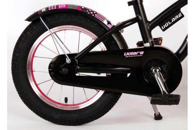 Volare Miracle Cruiser Børnecykel - Piger - 14 tommer - Matt Black - Prime Collection