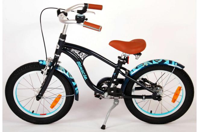 Volare Miracle Cruiser Børnecykel - Drenge - 16 tommer - Mat Blå - Prime Collection