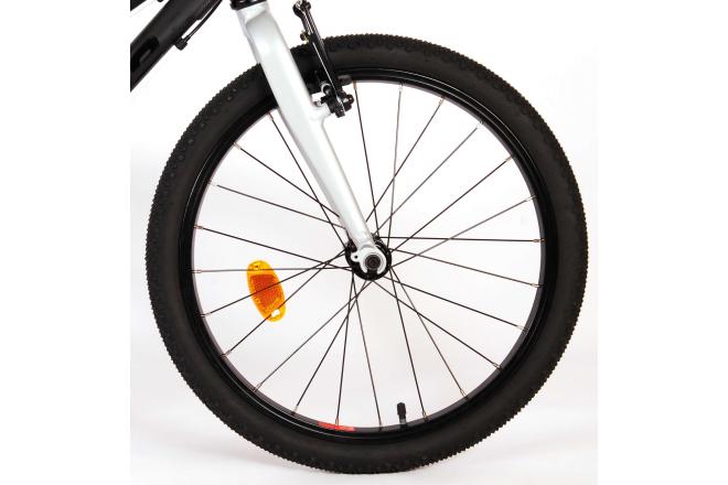 Volare Dynamic børnecykel - drenge - 20 tommer - mat sort - 2 håndbremser - 7 gear - Prime Collection