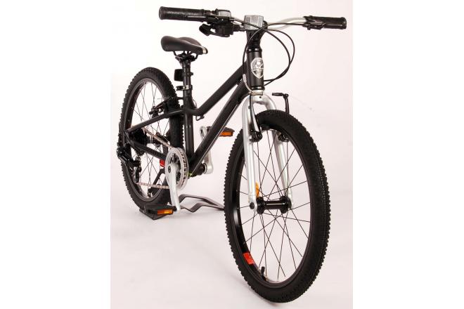 Volare Dynamic børnecykel - drenge - 20 tommer - mat sort - 2 håndbremser - 7 gear - Prime Collection