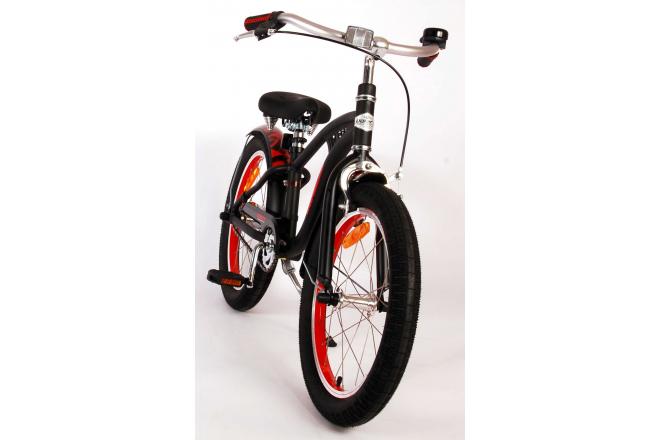 Volare Miracle Cruiser Børnecykel - Drenge - 18 tommer - Mat Sort - Prime Collection