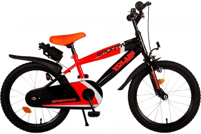 Volare Sportivo Børnecykel - Drenge - 20 tommer - Neon Orange Sort - To håndbremser [CLONE]