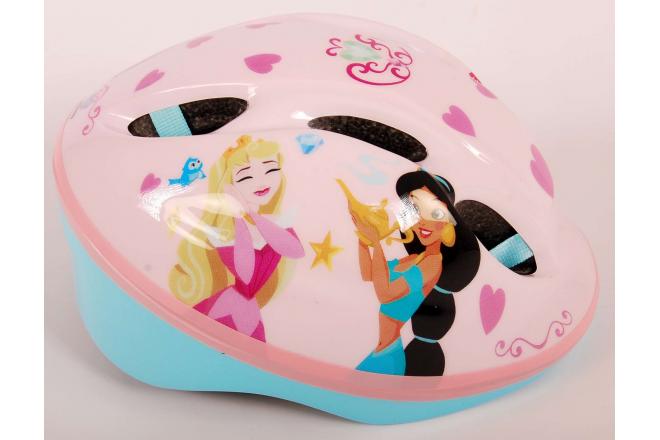 Disney Princess Cykelhjelm - hvid lyserød - 52-56 cm