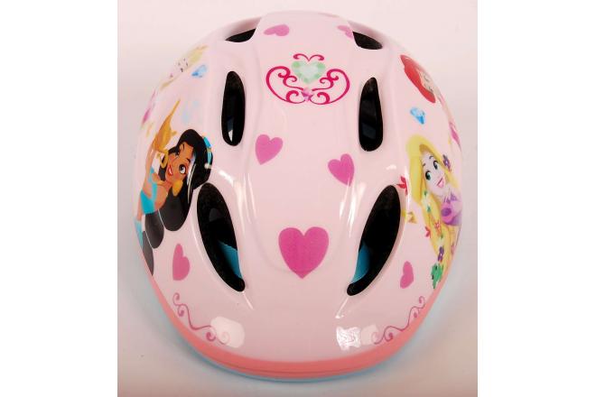 Disney Princess Cykelhjelm - hvid lyserød - 52-56 cm