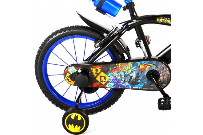 Batman Børnecykel - Drenge - 16 tommer - Sort - To håndbremser