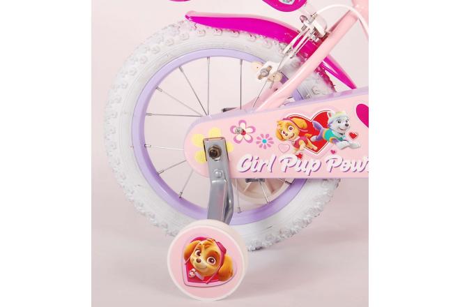 Paw Patrol Børnecykel - Piger - 14 tommer - Pink - To håndbremser