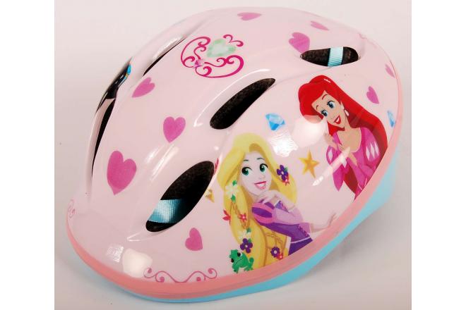 Disney Princess Cykelhjelm - hvid lyserød - 52-56 cm