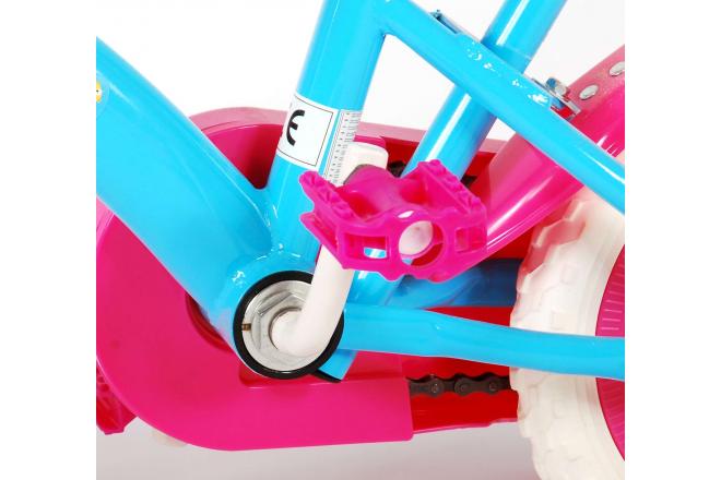 Ocean Børne cykel - Unisex - 10 tommer - lyserød blå - Fast Gear
