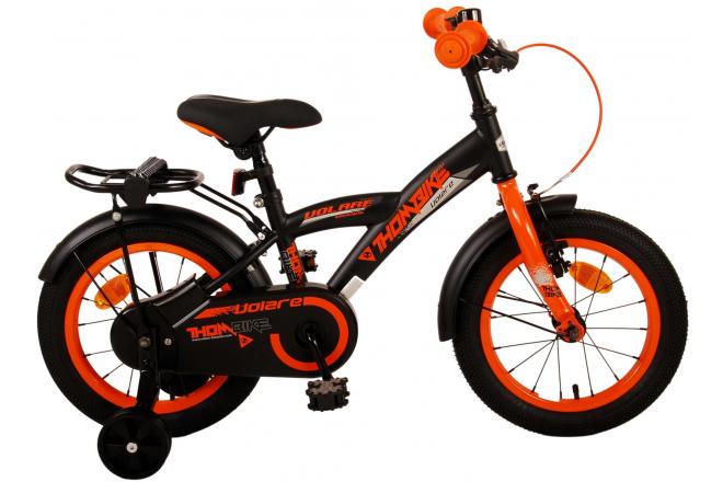 Volare Thombike børnecykel - drenge - 14 tommer - Sort Orange