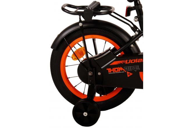 Volare Thombike børnecykel - drenge - 14 tommer - Sort Orange