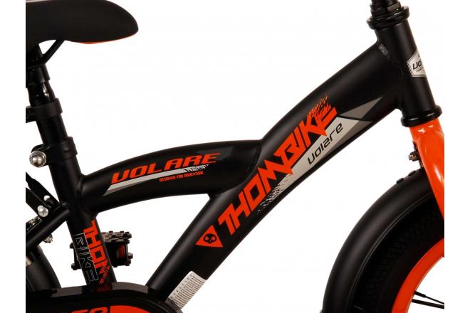 Volare Thombike børnecykel - drenge - 14 tommer - Sort Orange