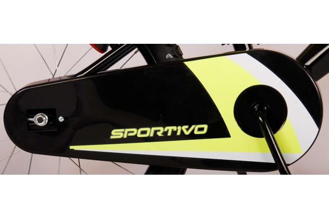 Volare Sportivo Børnecykel - Drenge - 18 tommer - Neon Yellow Black