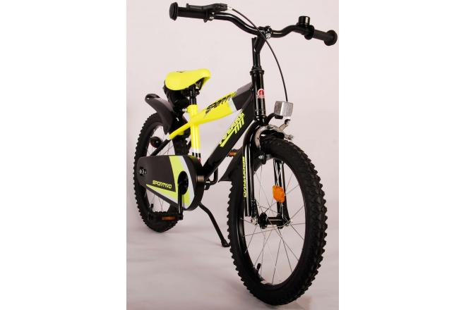 Volare Sportivo Børnecykel - Drenge - 18 tommer - Neon Yellow Black