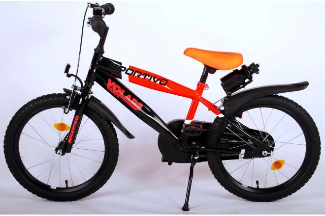Volare Sportivo Børnecykel - Drenge - 18 tommer - Neon Orange Sort