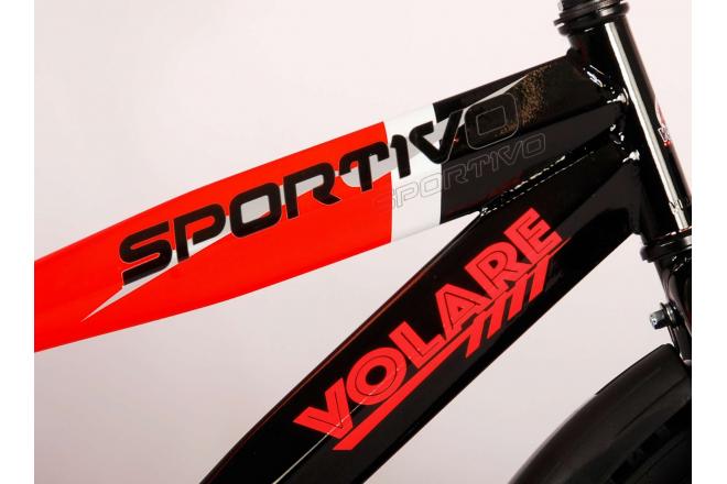 Volare Sportivo Børnecykel - Drenge - 18 tommer - Neon Orange Sort