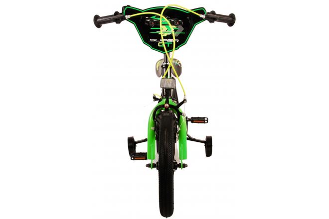 Volare Super GT børnecykel - drenge - 14 tommer - Grøn - To håndbremser