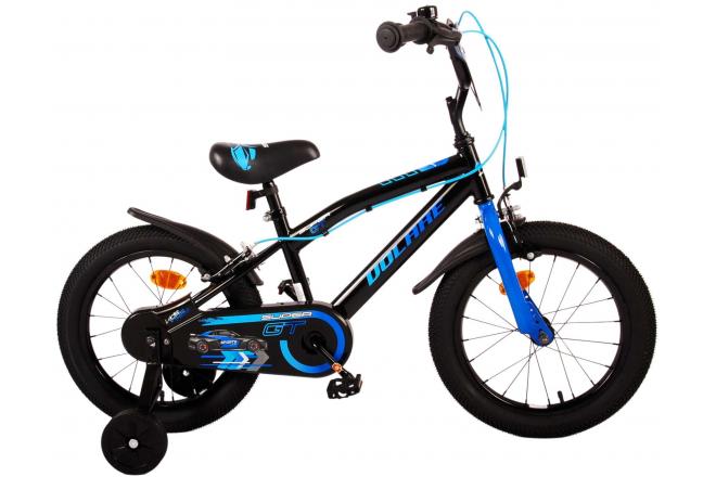 Volare Super GT Kinderfiets - Jongens - 16 inch - Blauw - Twee handremmen