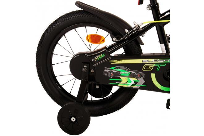 Volare Super GT Børnecykel - drenge - 16 tommer - Grøn - To håndbremser