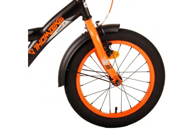 Volare Thombike børnecykel - drenge - 16 tommer - Sort Orange