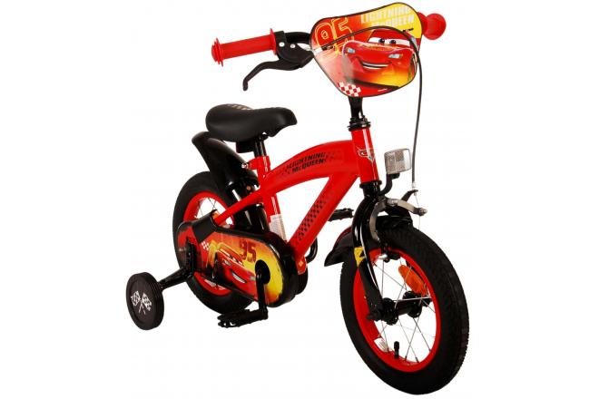 Disney Cars Børnecykel - Drenge - 12 tommer - Rød