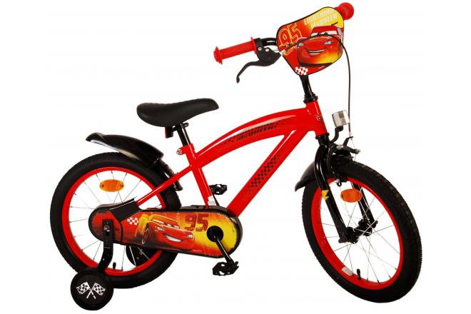 Disney Cars Børnecykel - Drenge - 16 tommer - Rød