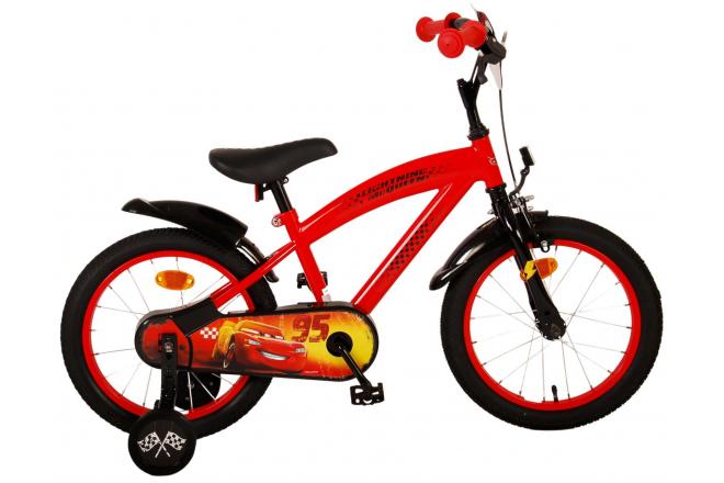 Disney Cars Børnecykel - Drenge - 16 tommer - Rød