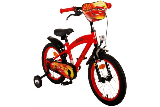 Disney Cars Børnecykel - Drenge - 16 tommer - Rød