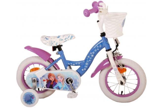 Disney Frozen 2 Børnecykel - Piger - 12 tommer - Blå / lilla